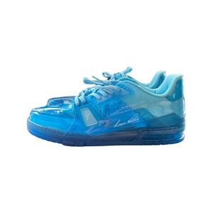 Louis Vuitton Go1200 Men's Transparent Clear Blue Trainer Sneakers